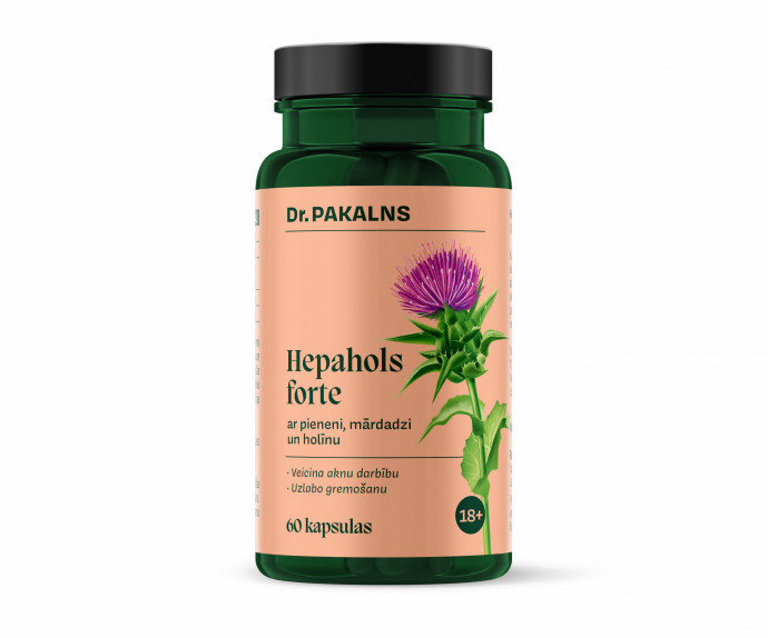 HEPAHOLS FORTE CAPSULES WITH DANDELION, THISTLE AND CHOLINE