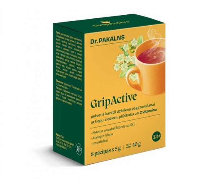 GripActive powder for hot drink